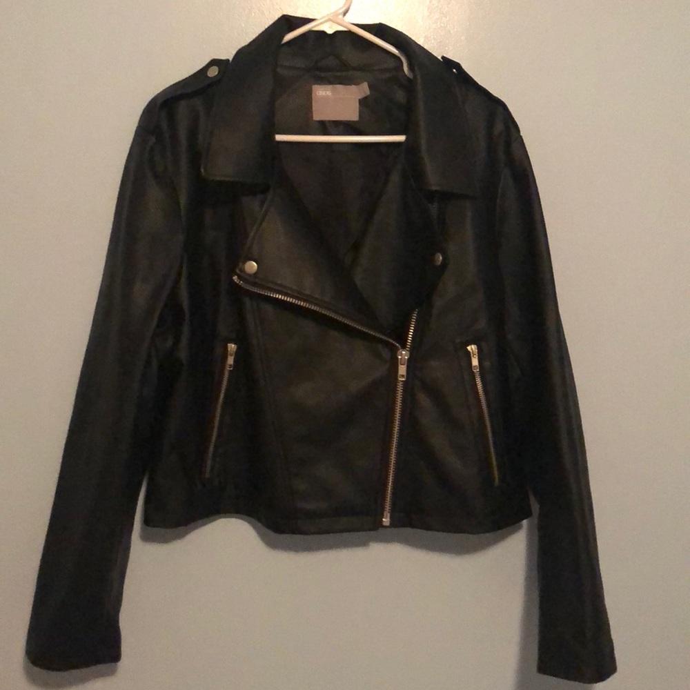 Faux Leather moto jacket